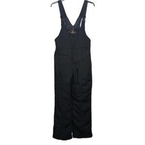 VTG Cevas Helly Hansen HH Bib Overalls Womens Size M Long Black Ski Snowboard